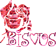 gif bisous rose